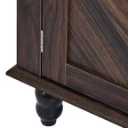 Porte-manteau moderne, banc d'entrée avec 2 étagères de rangement ouvertes, 4 patères doubles métalliques, pour entrée et couloir