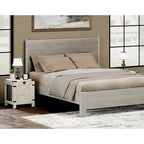 Table de chevet relevable WAMPAT, table de nuit avec serrure rustique