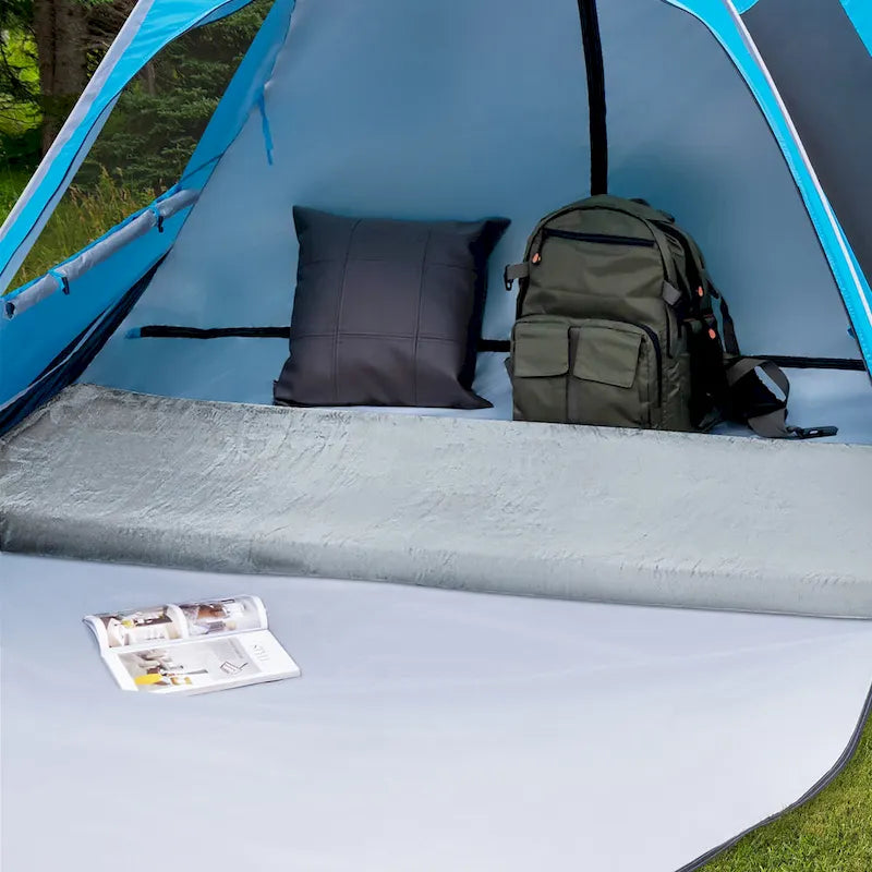 Gymax 72 Matelas de voyage léger enroulable en mousse à mémoire de forme portable