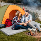 Gymax 72 Matelas de voyage léger enroulable en mousse à mémoire de forme portable