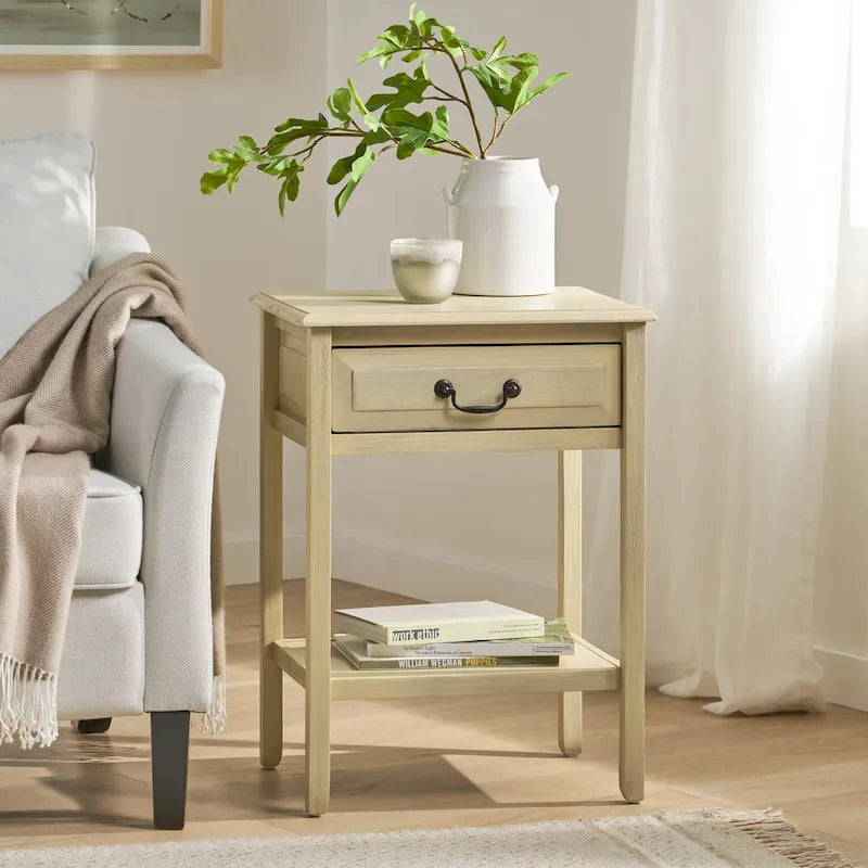 Table d'appoint Banks en bois d'acacia