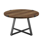 Table basse ronde en métal Barnett de Middlebrook Designs
