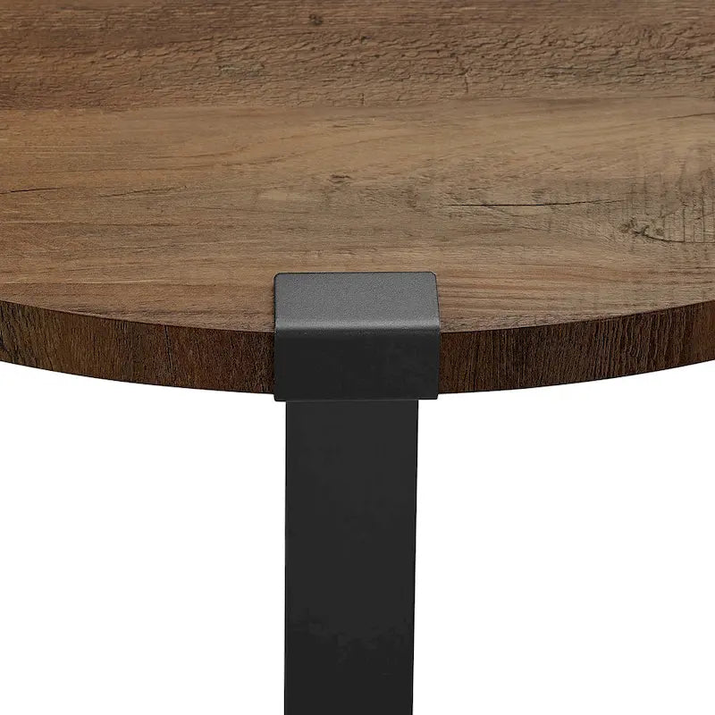 Table basse ronde en métal Barnett de Middlebrook Designs