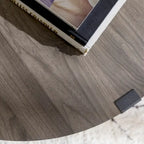 Table basse ronde en métal Barnett de Middlebrook Designs