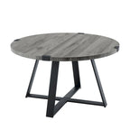 Table basse ronde en métal Barnett de Middlebrook Designs