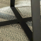 Table basse ronde en métal Barnett de Middlebrook Designs