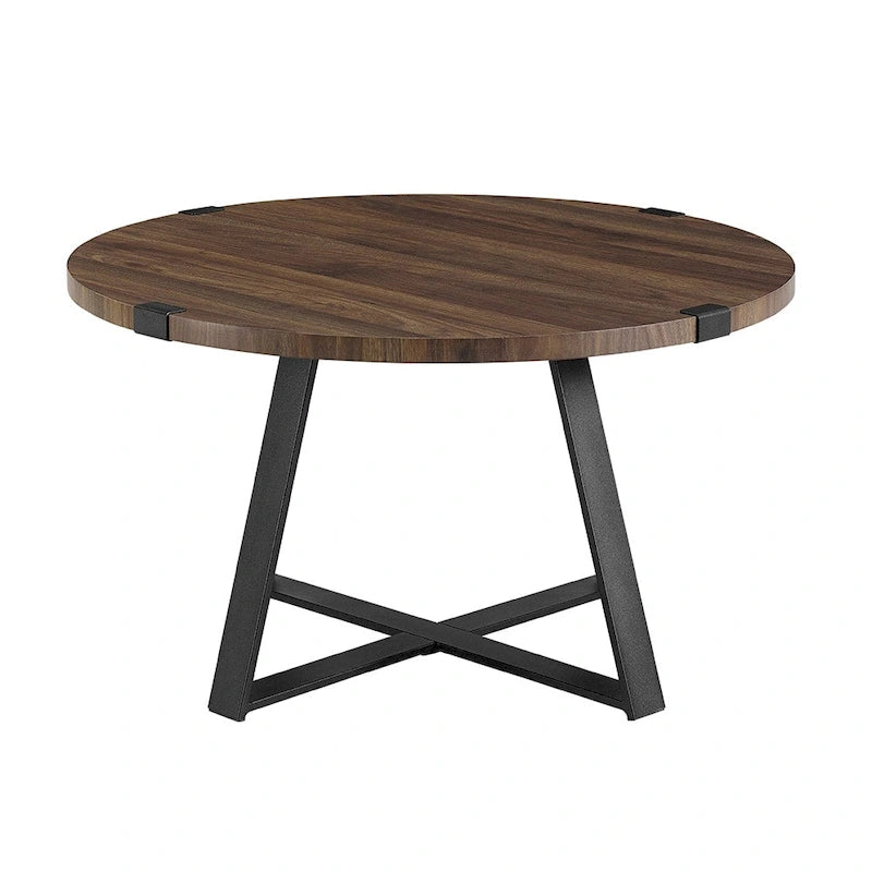 Table basse ronde en métal Barnett de Middlebrook Designs