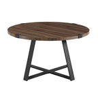 Table basse ronde en métal Barnett de Middlebrook Designs