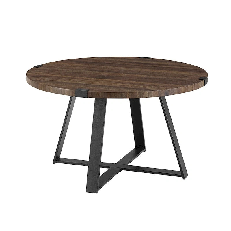 Table basse ronde en métal Barnett de Middlebrook Designs