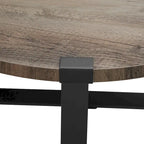 Table basse ronde en métal Barnett de Middlebrook Designs