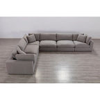 Canapé sectionnel modulaire contemporain Rivas de Roundhill Furniture (6 pièces)