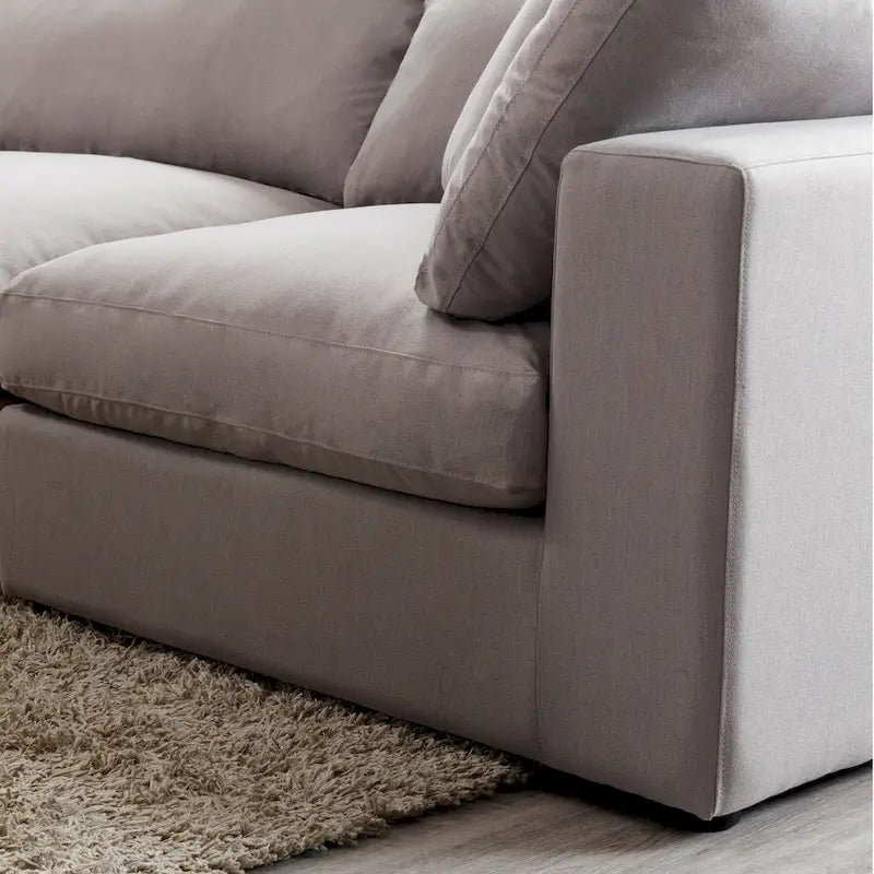 Canapé sectionnel modulaire contemporain Rivas de Roundhill Furniture (6 pièces)