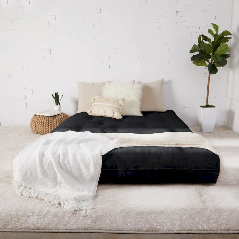 Matelas futon capitonné de 5 pouces, grand format