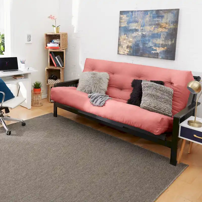 Matelas futon capitonné de 5 pouces, grand format
