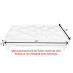 Matelas futon capitonné de 5 pouces, grand format
