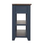 Table console en pin massif de 48 pouces avec 3 tiroirs de rangement et 2 étagères. Table d'appoint moderne pour entrée de canapé. Facile à assembler.
