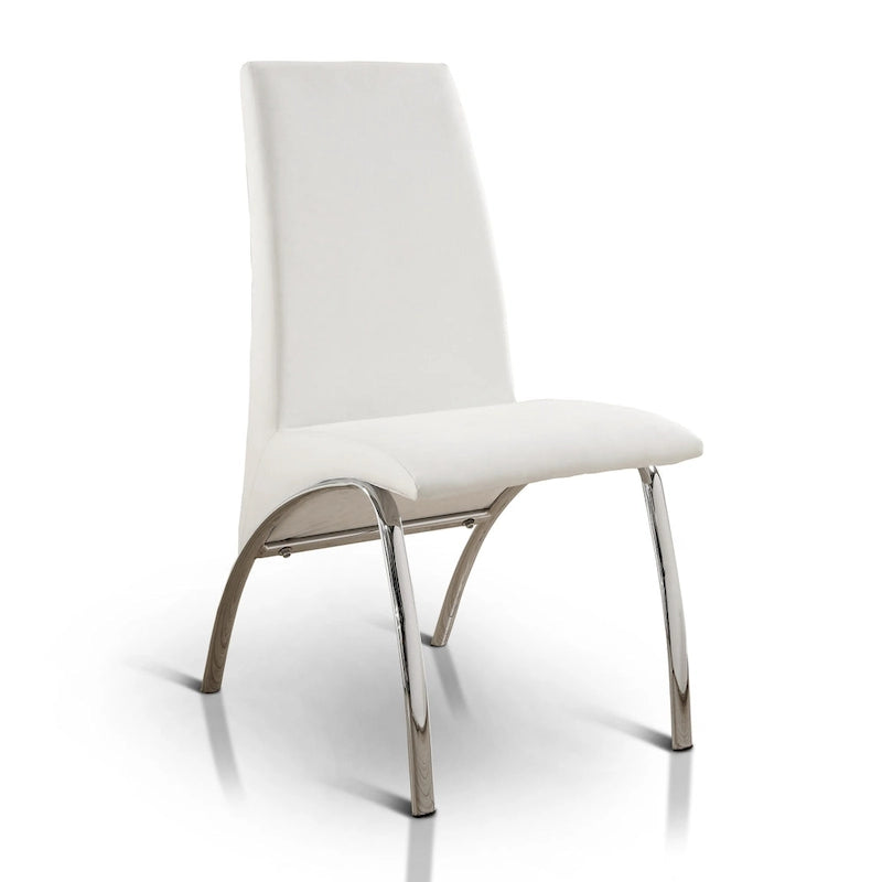Table de salle à manger Benton contemporaine à plateau en verre avec 6 chaises
