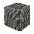 Pouf Cube en Tissu Style Bohème Wallsburg
