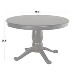 Table de salle à manger avec piédestal Arianna et chaises (5 pièces)