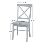 Table de salle à manger avec piédestal Arianna et chaises (5 pièces)