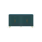 Meuble TV en bois avec armoire de rangement et étagères réglables - 15,70 x 60,00 x 32,30