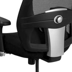 Fauteuil de bureau ergonomique en maille 24/7 pour usage intensif, grande taille, capacité 227 kg