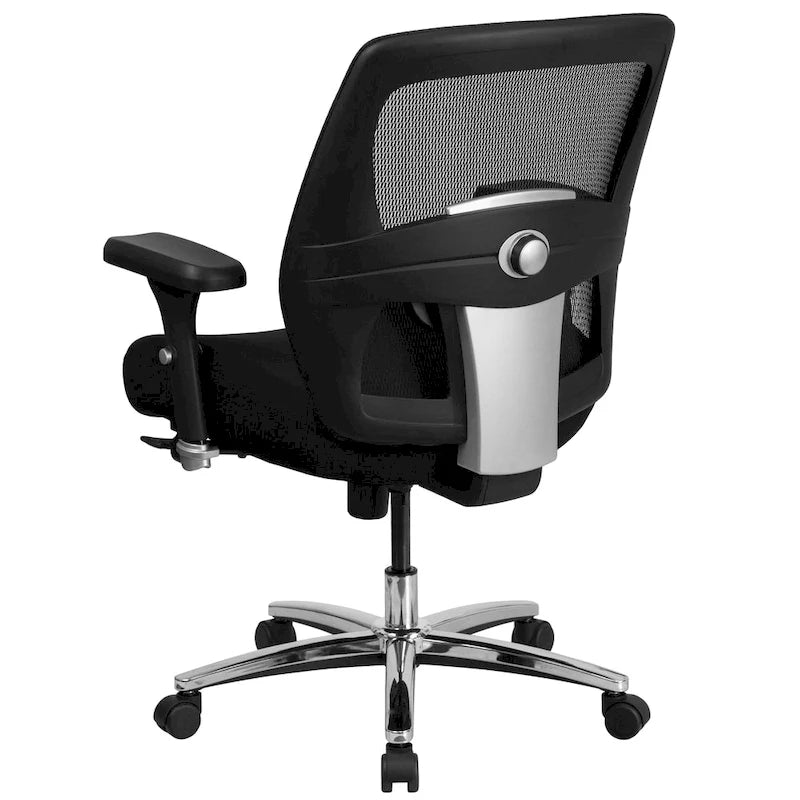 Fauteuil de bureau ergonomique en maille 24/7 pour usage intensif, grande taille, capacité 227 kg