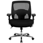 Fauteuil de bureau ergonomique en maille 24/7 pour usage intensif, grande taille, capacité 227 kg