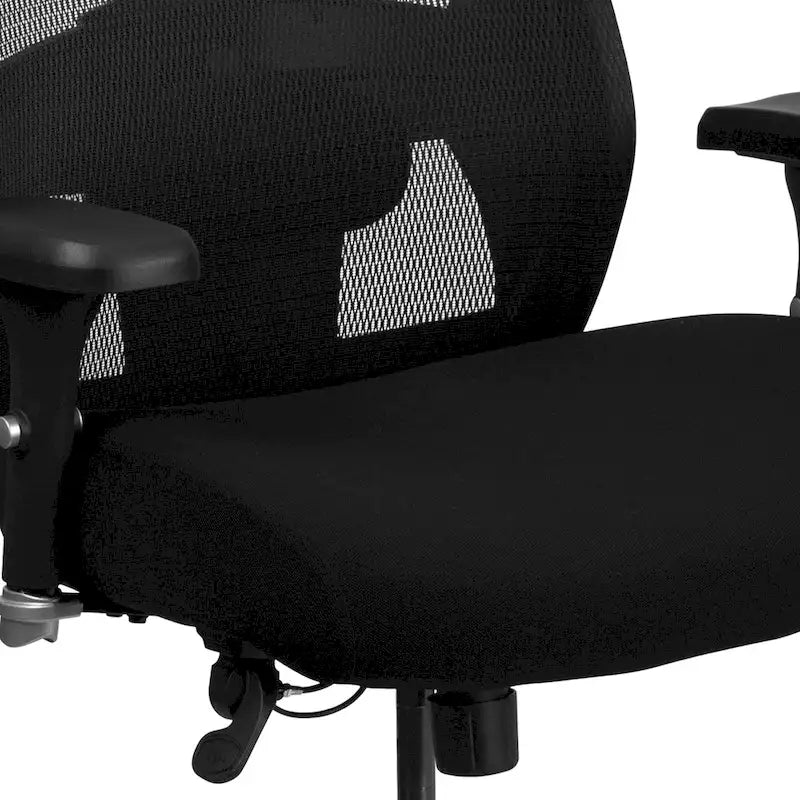 Fauteuil de bureau ergonomique en maille 24/7 pour usage intensif, grande taille, capacité 227 kg