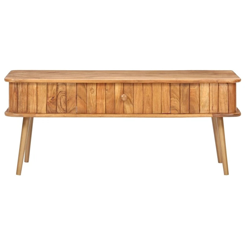 vidaXL Table basse 39,4x19,7x15,7 cm bois d'acacia massif
