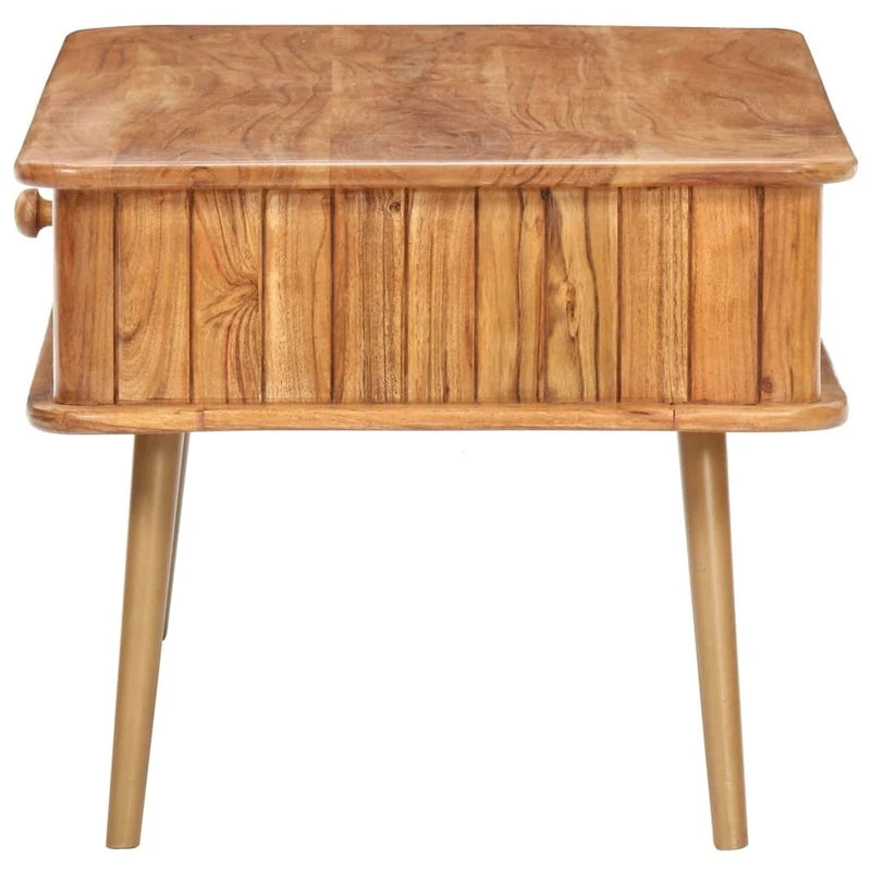 vidaXL Table basse 39,4x19,7x15,7 cm bois d'acacia massif