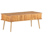 vidaXL Table basse 39,4x19,7x15,7 cm bois d'acacia massif