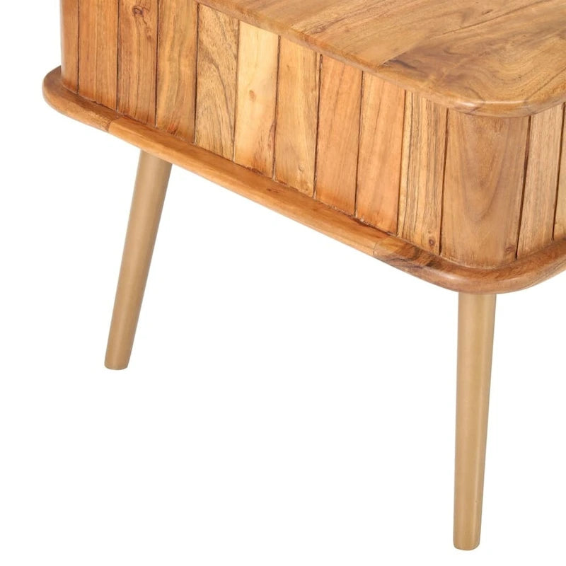 vidaXL Table basse 39,4x19,7x15,7 cm bois d'acacia massif