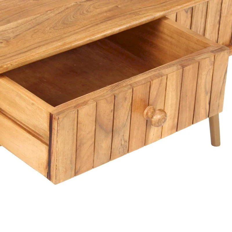 vidaXL Table basse 39,4x19,7x15,7 cm bois d'acacia massif