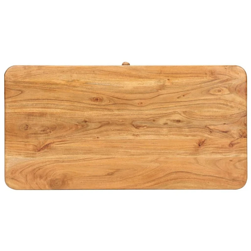 vidaXL Table basse 39,4x19,7x15,7 cm bois d'acacia massif