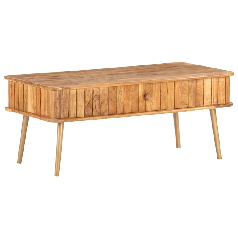 vidaXL Table basse 39,4x19,7x15,7 cm bois d'acacia massif