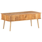 vidaXL Table basse 39,4x19,7x15,7 cm bois d'acacia massif