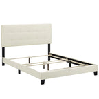 Lit Queen-size en velours rembourré Copper Grove Belimanastir