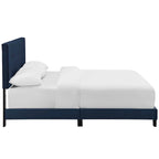 Lit Queen-size en velours rembourré Copper Grove Belimanastir