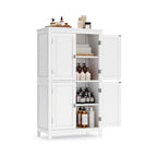 Meuble de rangement au sol pour salle de bain - 30P x 60L x 110H cm