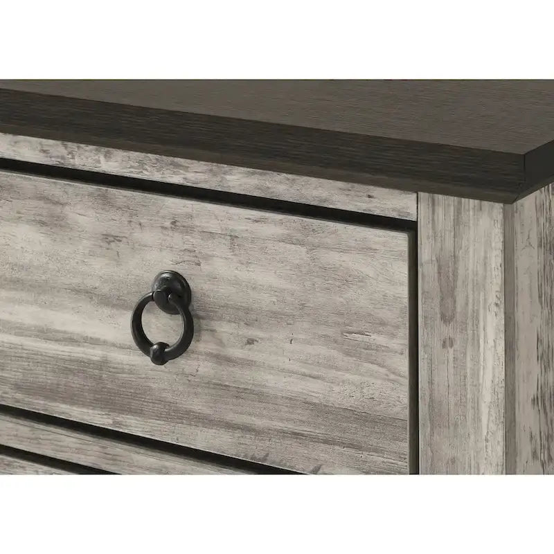 Chambre à coucher Aimon Gray Rustique (3 pièces)