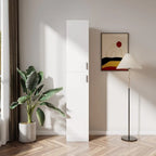 Freestanding Kitchen Cabinet with adjustable Shelves and two Doors