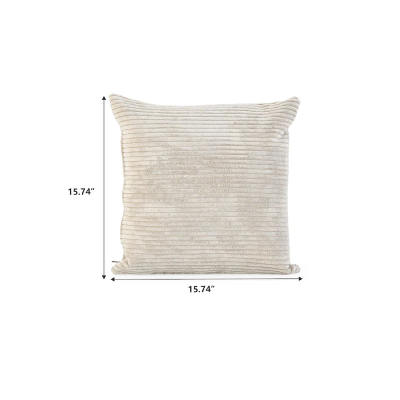Canapé modulable en forme de L, revêtu de velours côtelé, avec méridienne, pouf et 3 coussins
