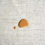Canapé modulaire 3 places Marlee et pouf en tissu chenille velouté haute performance