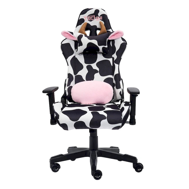 Chaise de jeu réglable Fun Cow Print Luxx Series
