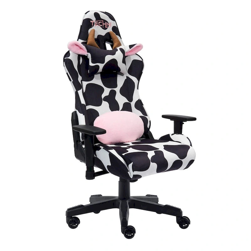Chaise de jeu réglable Fun Cow Print Luxx Series