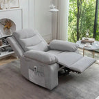 Fauteuil inclinable électrique GEITIN avec fonction de massage réglable et système de chauffage