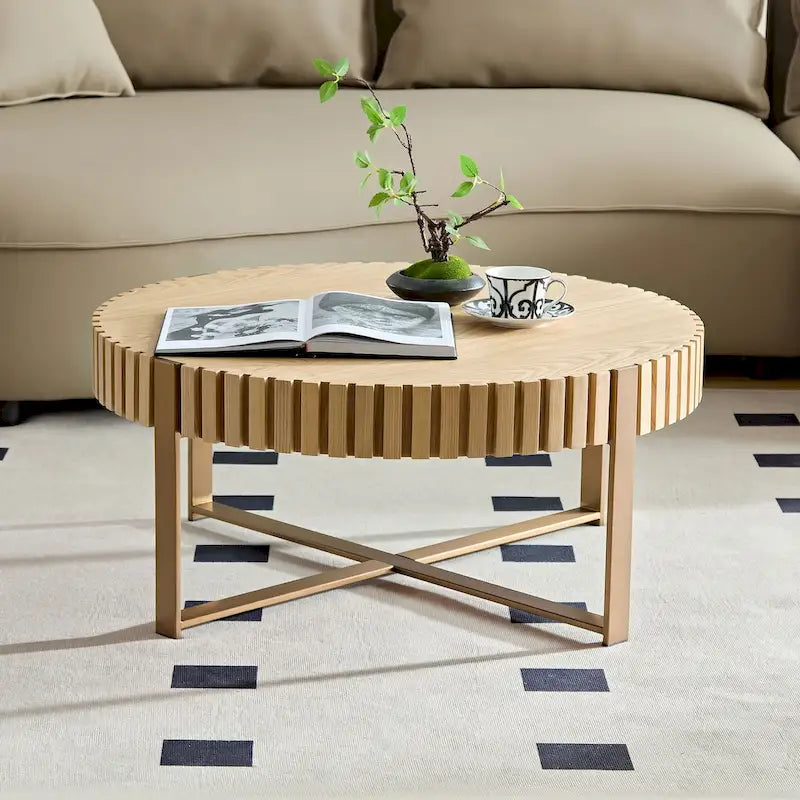Table basse ronde pour salon