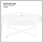 Table basse ronde pour salon