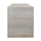 Banc Karson en bois massif blanc sable par East at Main
